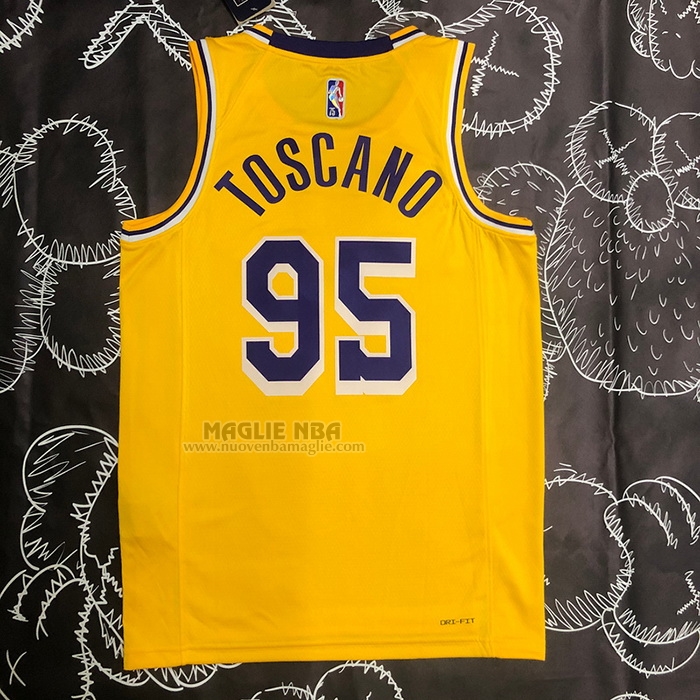 Maglia
 Juan Toscano-Anderson NO 95 Los Angeles Lakers Icon 75th Anniversary 2021-22 Giallo
